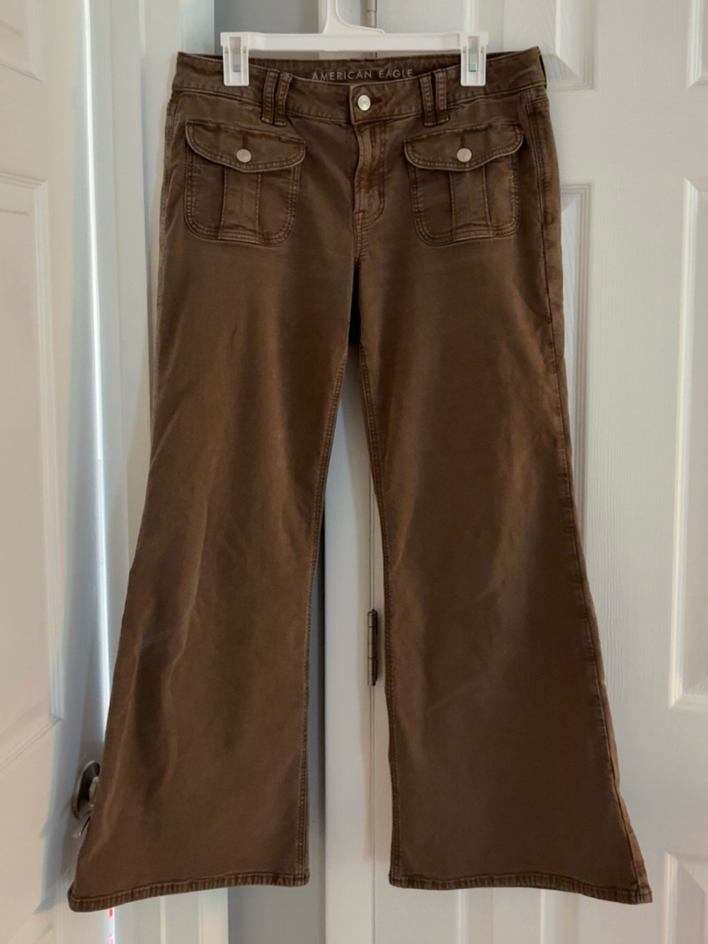 American Eagle Brown Flared Pants